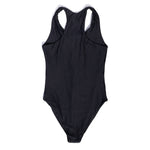 back of Jolie one piece in Black Sands